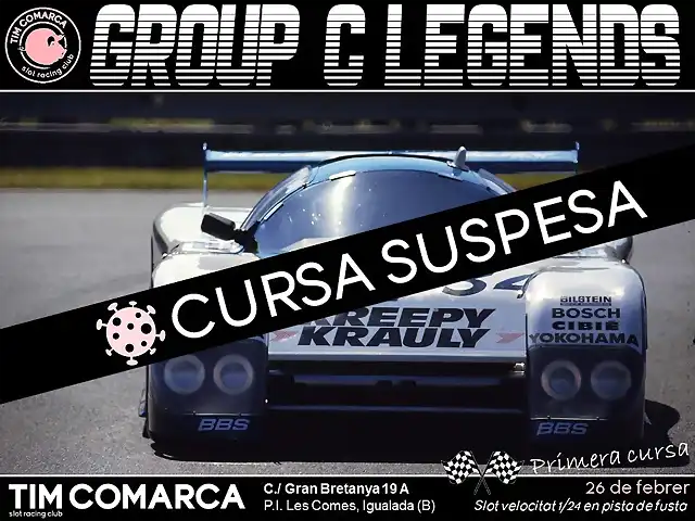 Cartell Grup C - Cursa 1s