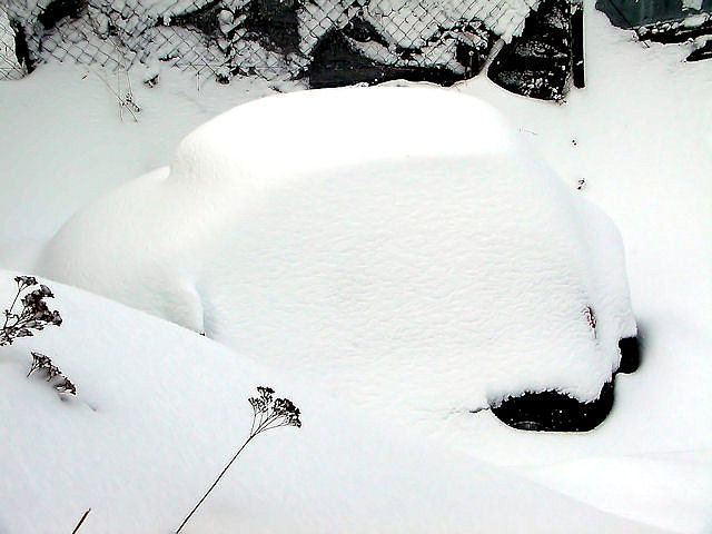 Nieve en Ushuaia, Tierra del Fuego, Patagonia