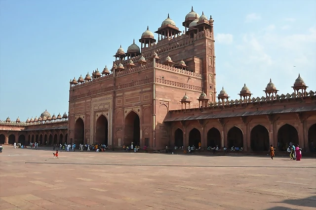 530 Fatehpur Sikri entrada pral a la mosque