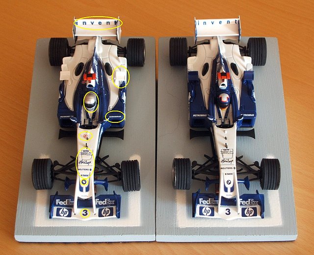 Williams FW 26 2004 Scalextric y SCX 1 Copia