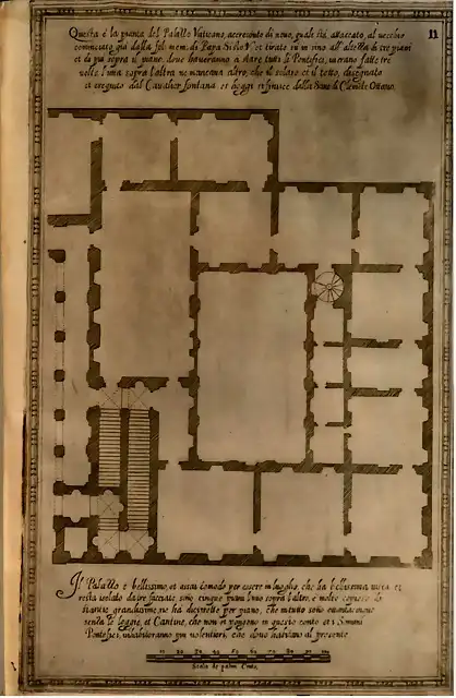 Pianta Palazzo Apostolico