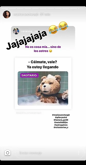 Mar?a IG Stories 8-12-2019 Mar?a IG Stories 8-12-2019