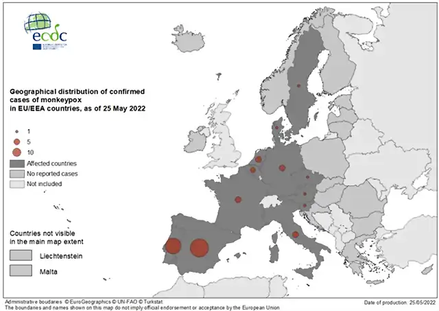 Geographical-distribution-confirmed-cases-MPX-EU-EEA-countries-25-May-2022