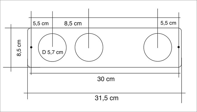 plantilla faros redondos