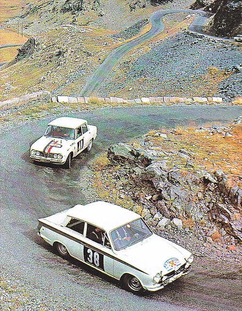Ford Cortina Lotus & Alfa Romeo Giulia TI - TdF'64 Ford Cortina Lotus & Alfa Romeo Giulia TI - TdF'64