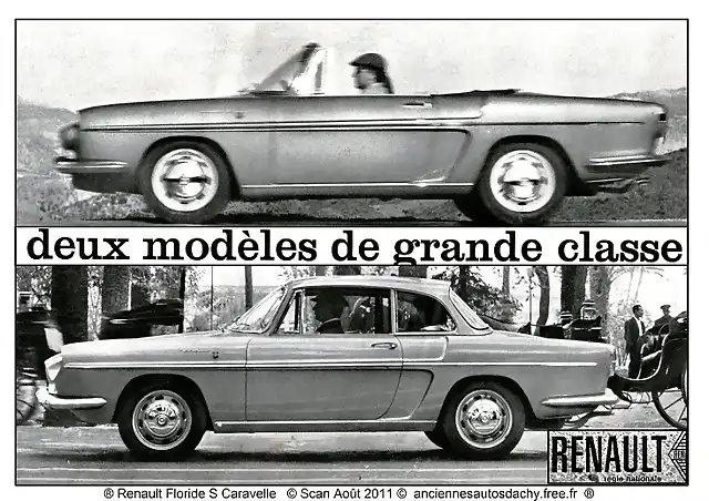 Publicit? Renault Floride s et renault Caravelle (3)