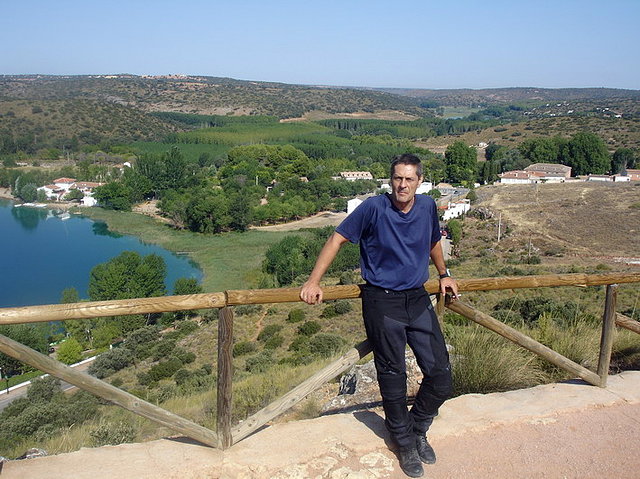 Desde un balcn en ruidera