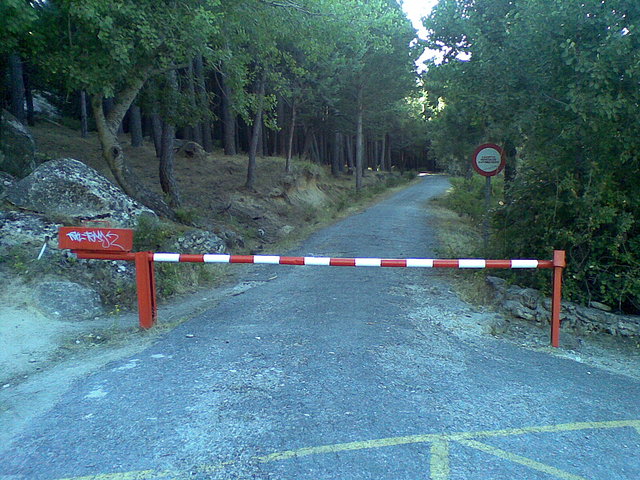 Pedriza, barrera CantoCochino