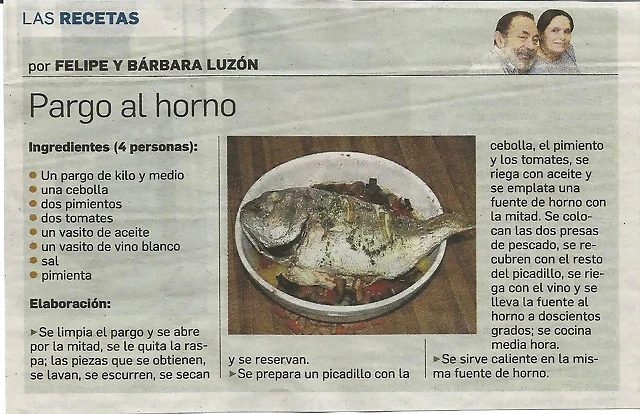 Pargo al horno 16.07.19