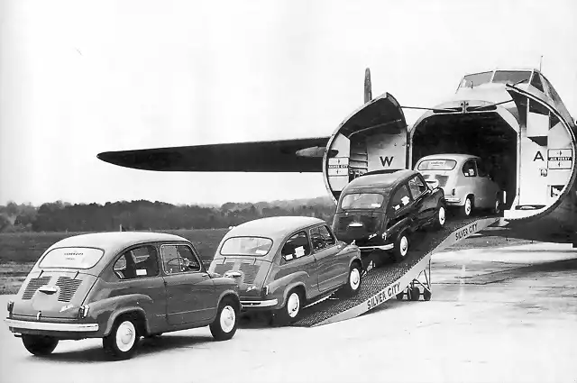 Caselle Torinese - Frachtflugzeug Silver City Airways Transport nach Australien, 1958