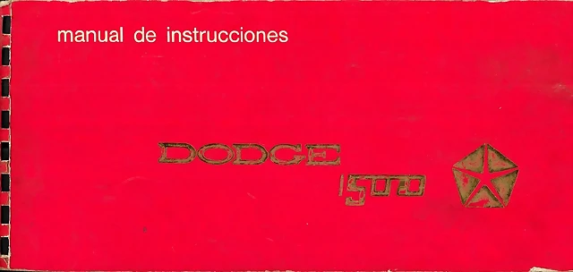 Manual Dodge 1500 78-79_0001 Manual Dodge 1500 78-79_0001