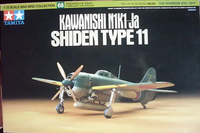 Tamiya - Kawanishi Shiden Type 11 N1K1-Ja George - 1-72