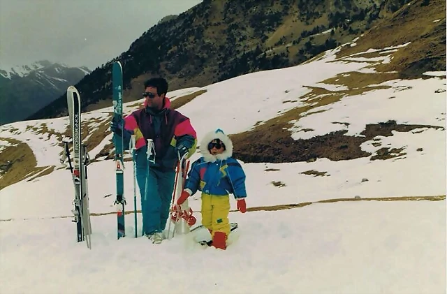 Hugo de pequeño ski Hugo de pequeño ski