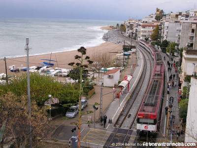 vista del ferrocarril costero vista del ferrocarril costero