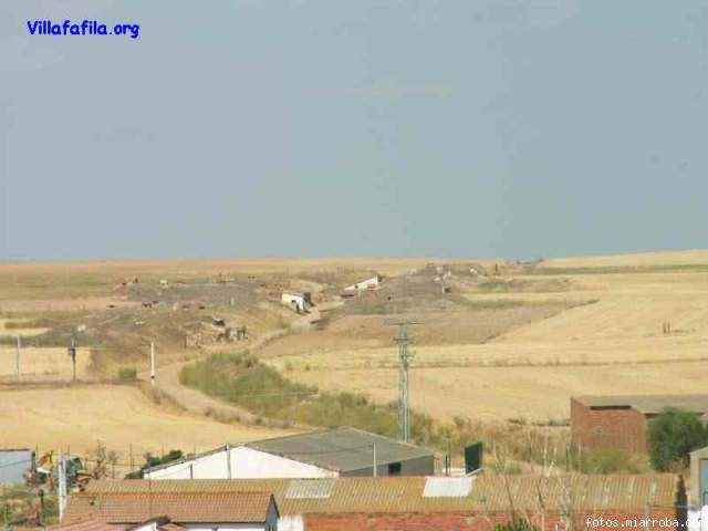 Vista de las bodegas de abajo desde la Iglesia