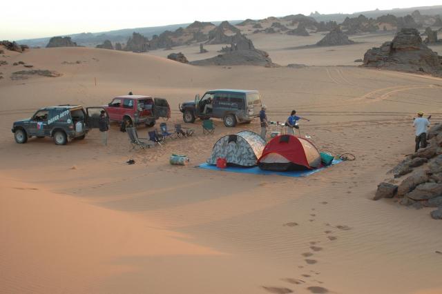 Campamento en el Akakus IMPRESIONANTE