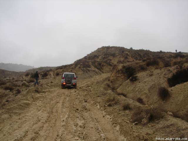 subida con muchisimo barro