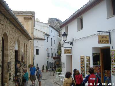 Guadalest, vista del pueblo.