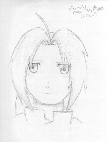 Dibujo de Ed, por parte de Misao_Alchemist