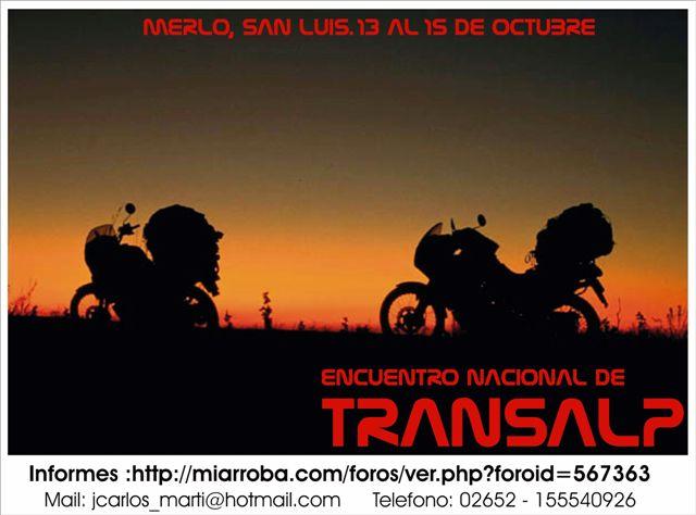 Afiche 3 Encuentro Transalp