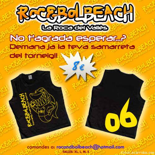 Camiseta Torneig Roc&bolBeach '06