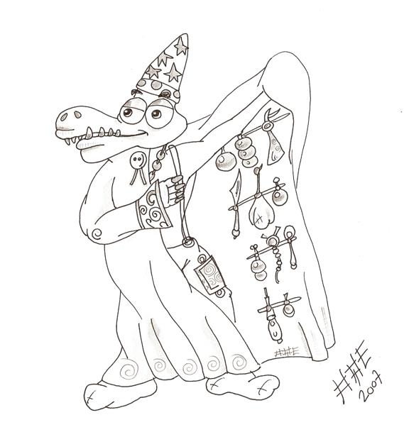 Dibujo - Mago Caiman