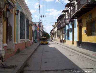 esta es una de las calles de santa marta