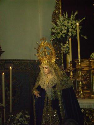 VIRGEN  DE LA SALUD EN BESAMANOS - SEVILLA