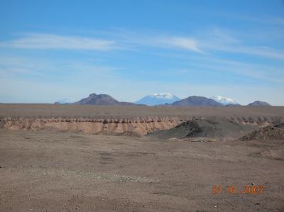 valle de la luna y volcanes,SP de Atacama.