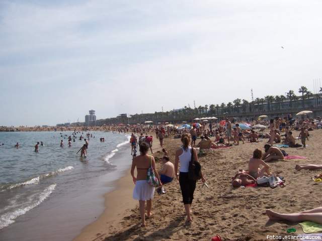 Las playas de Barcelona.....