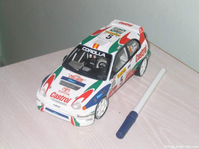 Corolla WRC Vista Comparativa