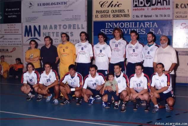 Primera Plantilla CH Sant Esteve Sesrovires 2003-04