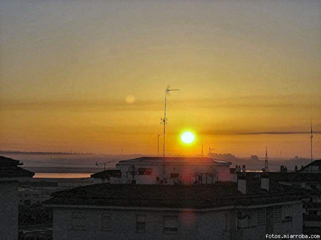 Amanecer en Huelva