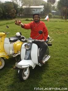 Lambretiska en la lambretta li150 serie I