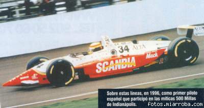 Lola Ford Fermin Vlez Indy 500 1996 .jpg