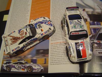 Porsche 911GT2 LM1997 y Porsche 911GT1 LM1996