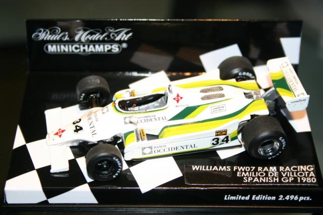 Villota Williams FW07 1980 ESpaa GP