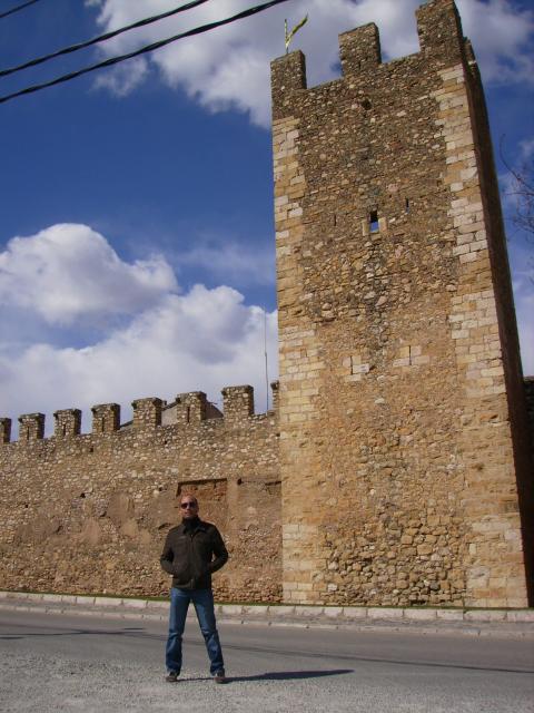 Martn en la muralla  de St. Francesc