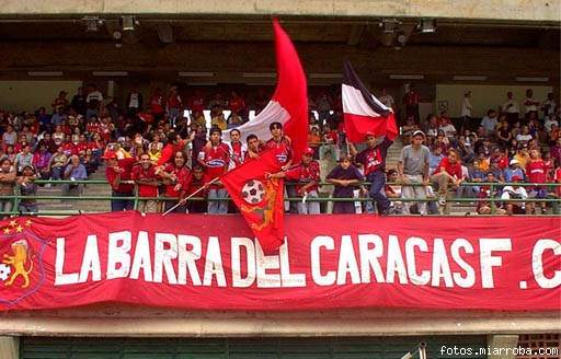 La barra del Caracasfc