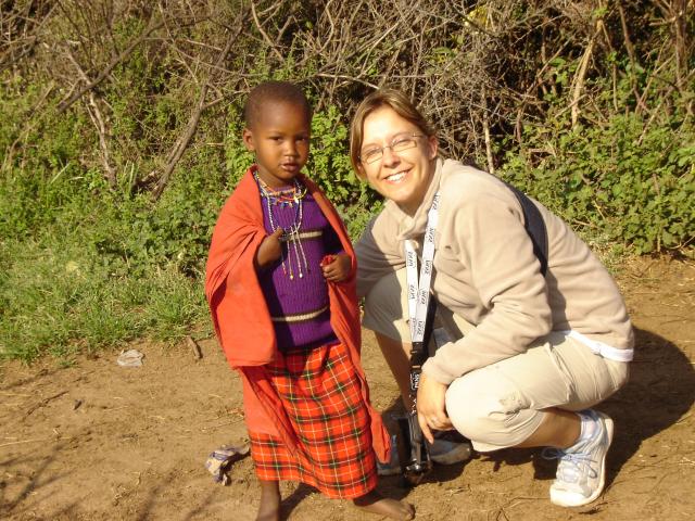 Una pekea Maasai y yo