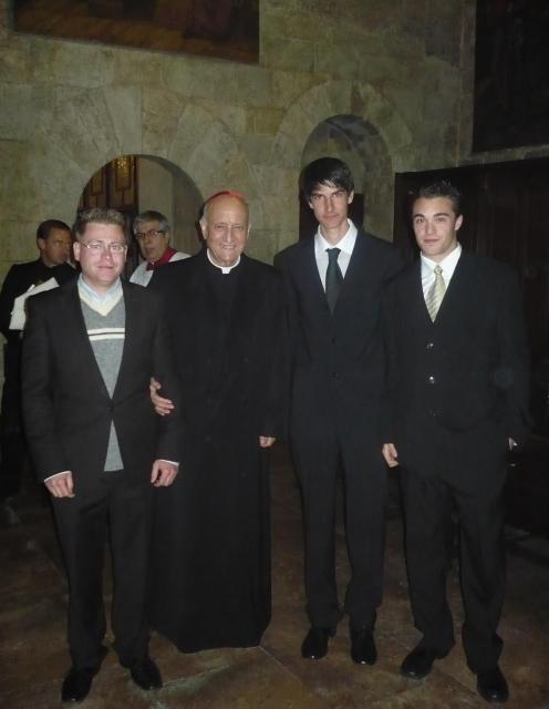 Con el Cardenal Agustn