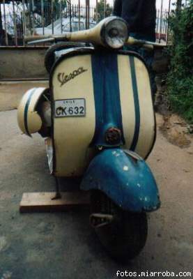 Vespa que  le venden