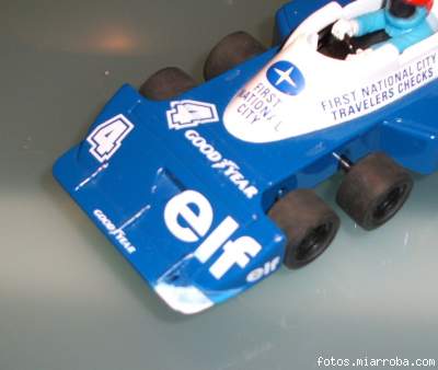 Tyrrell P34 6 ruedas Vintage defecto 1