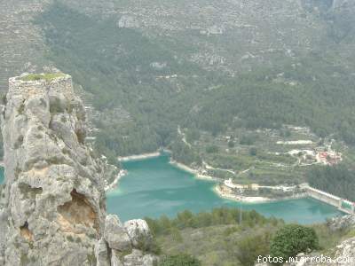 Guadalest, vistas desde el castillo.