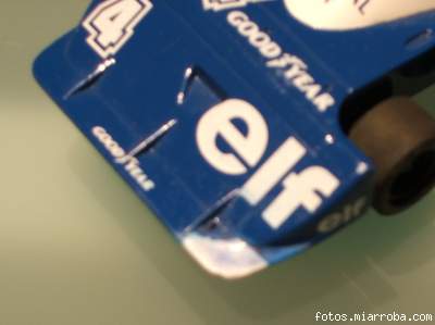 Tyrrell P34 6 ruedas Vintage defecto 2