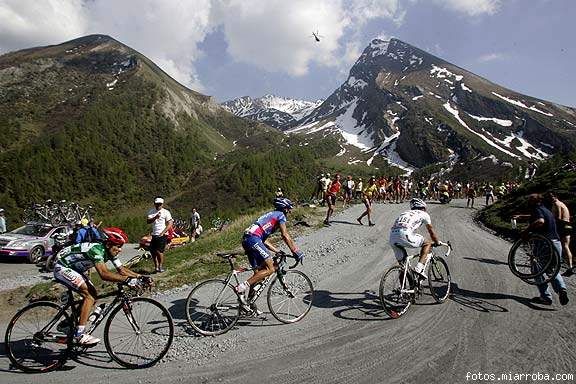 Parte final del Colle delle Finestre (Giro 2005)