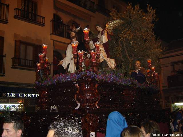 Crsto de la agonia en el huerto miercoles santo 2005