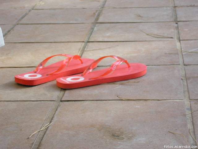 chanclas vodafone