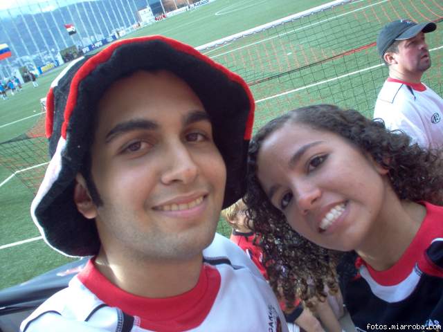 En el coco stadium con mi hermana