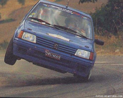 205 rallye a dos ruedas